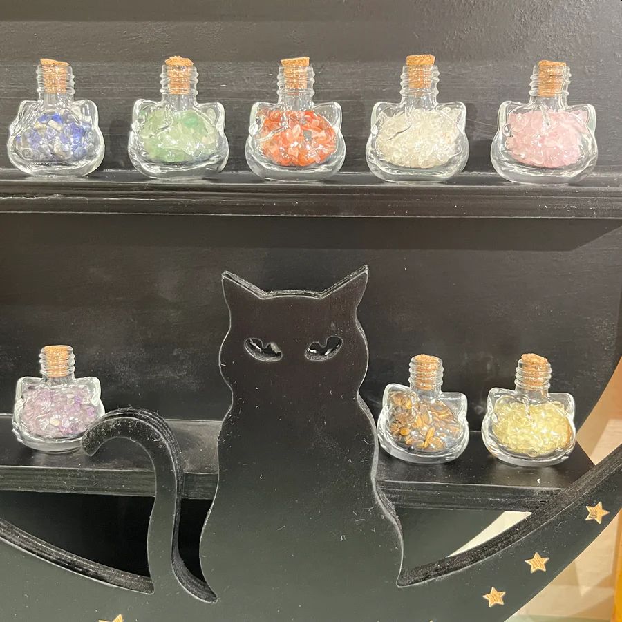 Gemstone Cat Hello Kitty Style Bottles