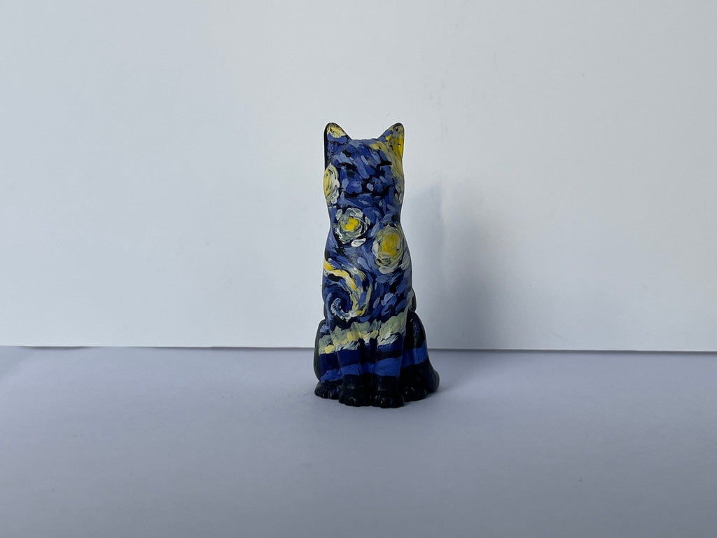 Starry Night Unique Collectable Lucky Kitten