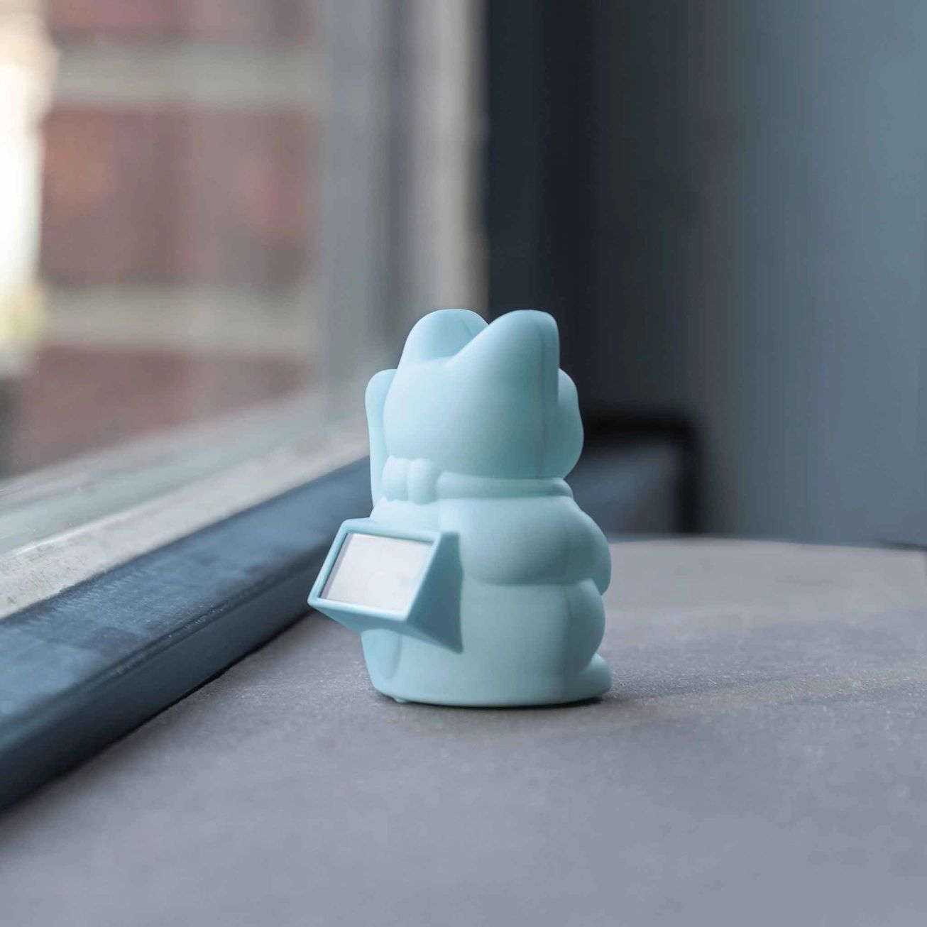Solor Cat Maneki Neko Solar Cat by Donkey LIGHT BLUE – The Lucky Cat Shop