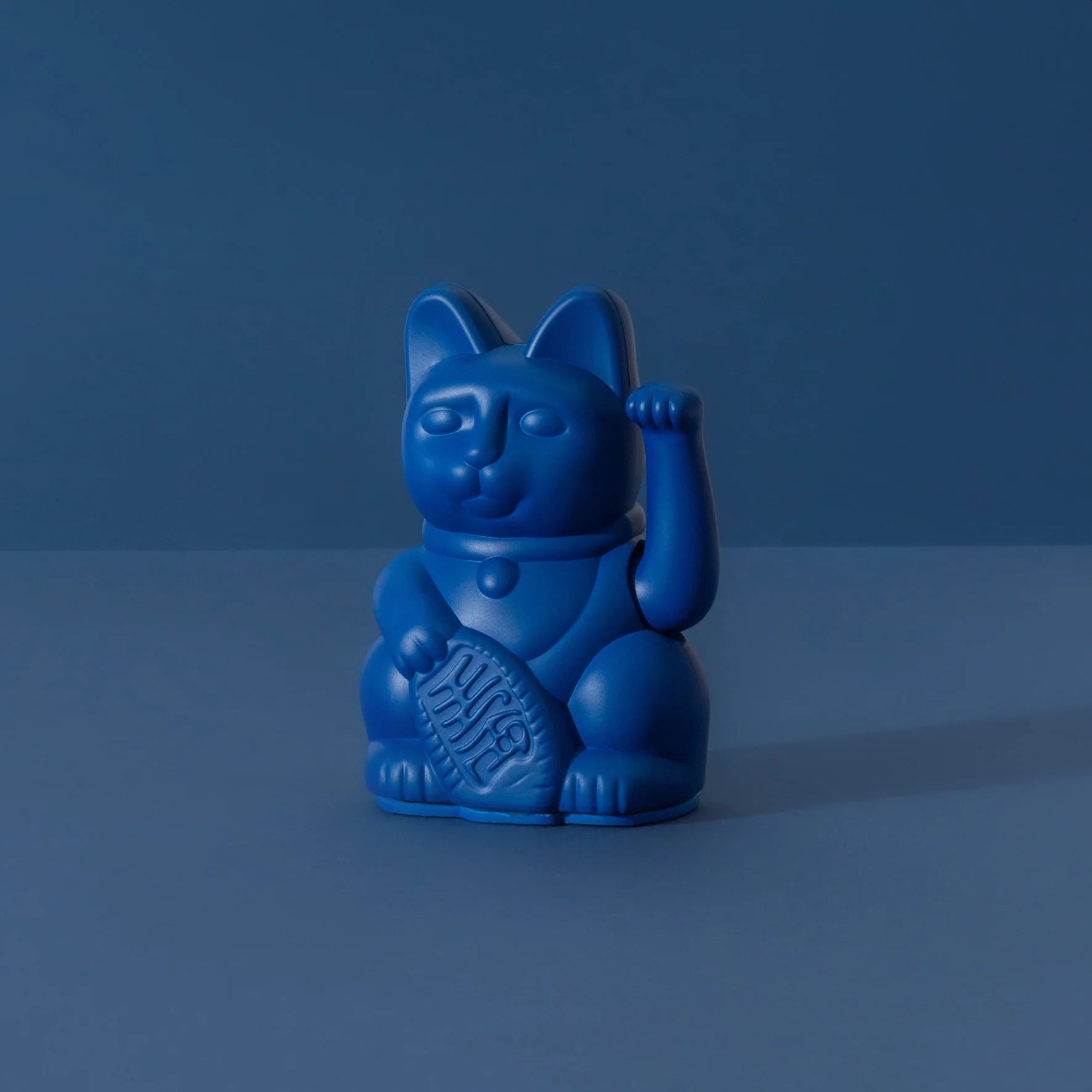 Blue lucky cat sales
