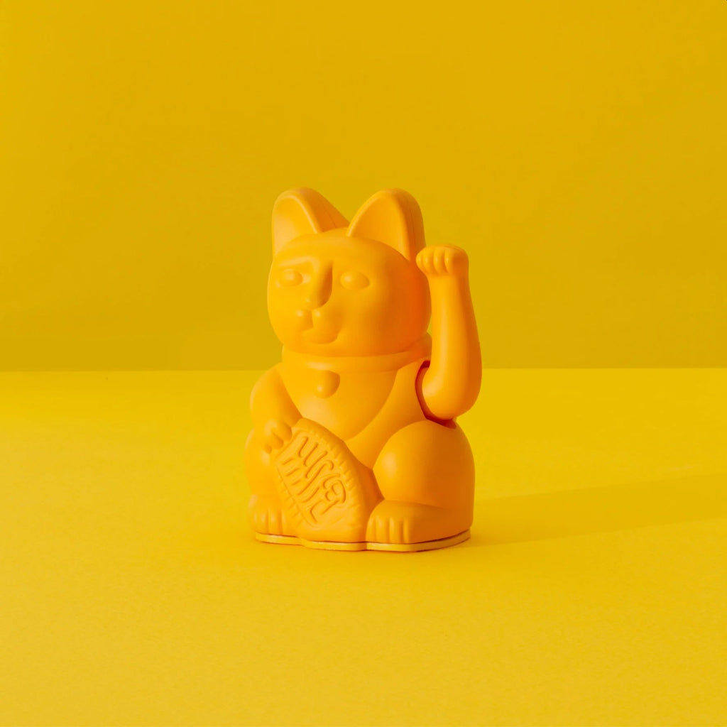 Maneki Neko Mini by Donkey DARK YELLOW, The Lucky Cat Shop