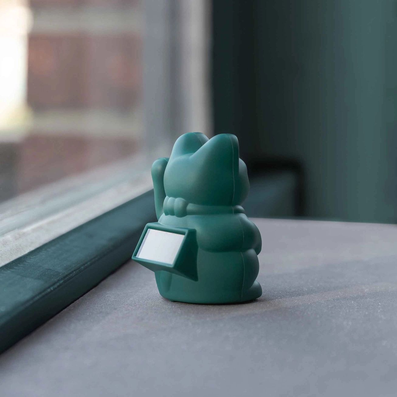Solor Cat Maneki Neko Solar Cat by Donkey GREEN – The Lucky Cat Shop