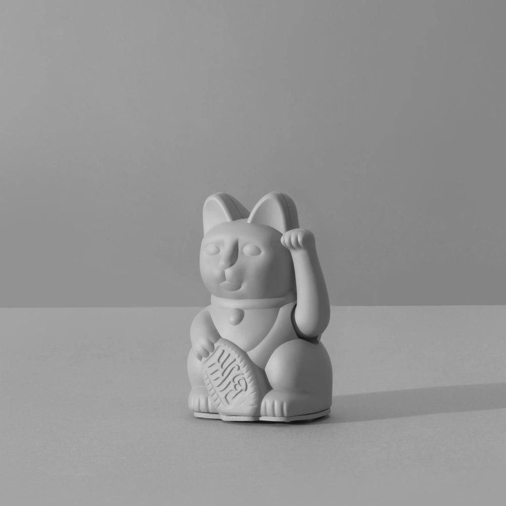 Maneki Neko Mini by Donkey GREY, The Lucky Cat Shop