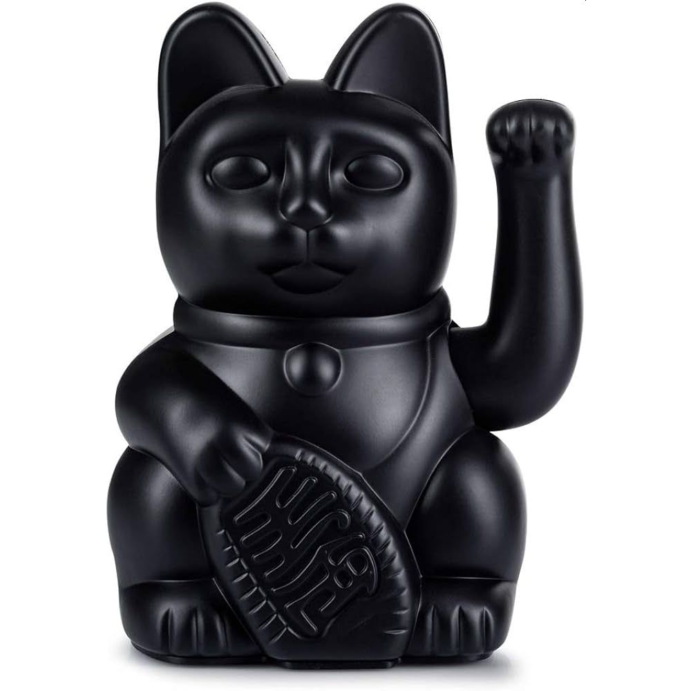 Maneki Neko Mini by Donkey BLACK