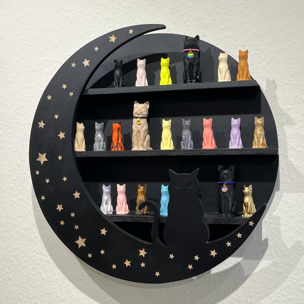 Cat and Moon Shelf, The Lucky Cat Shop