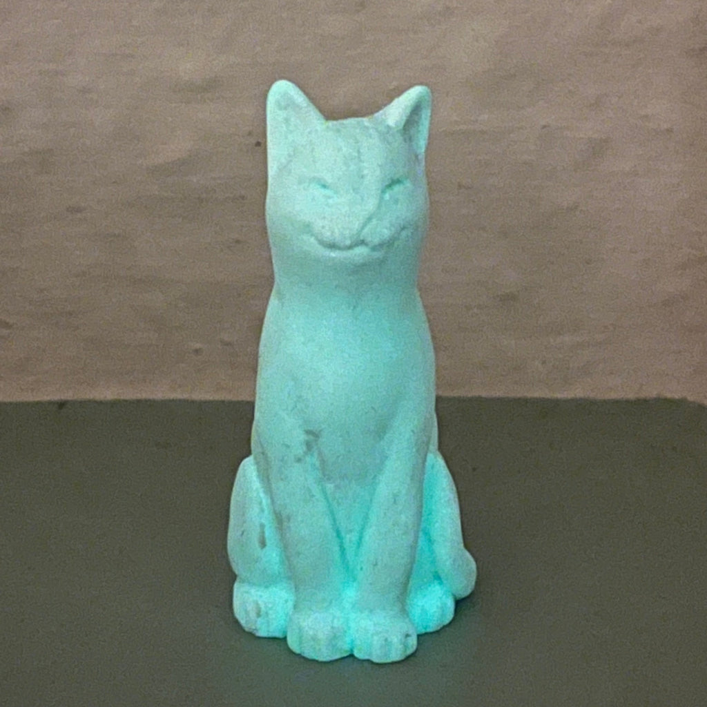 Glow in the Dark Green Original Lucky Kitten, The Lucky Cat Shop